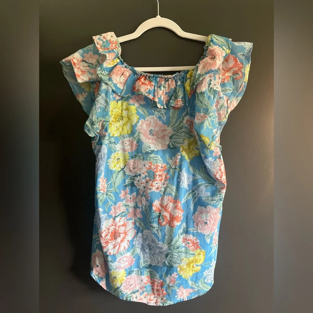 Ann Taylor Loft Blouse Set-short and 3/4 sleeve - Picture 4 of 5